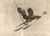 Janko Dernič iz Mojstrane, kasneje Ljubljančan, član Član SK Enotnosti, je leta 1947 skušal izboljšati svoj slog vrtilne tehnike.