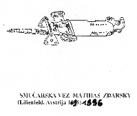 Kovinska vez Mathiasa Zdarskega (Zdarsky), slikarja iz Lilienfelda na avstrijskem Štajerskem na samem vzhodnem robu Alp iz leta 1896, imenovana tudi lilenfeldska vez z odprto vzmetjo.