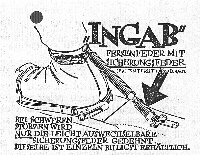 Ingab vez s povezanima peresoma na zadnjem delu. Peresi sta preprečevali, da se peta ni preveč dvigovala med hojo in vijuganjem po bregu. Ker se je pšreo pretegnilo, je Ingab namestil dve peresi, saj je bila menjava pretegnjenega krajšega cenejša od menjave enega daljšega (1932).