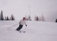 Prostočasno alpsko smučanje s kombinacijo zarezne in klasične tehnike na urejenem smučišču je bilo varno, čeprav je vabil v okolici celec (Bad Kleinircheim, Avstrija, leta 2000).