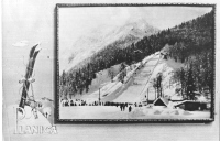 Razglednica Bloudkove velikanke, ki so jo pošiljali od leta 1936.