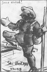 Karikatura Mathiasa Zdarskega leta 1913 izpod peresa Wilhelma Wendinga.