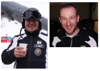 Vedno v ozadju medijev, a s posebnim delom slovenske organizacijske logistike na INTERSKI kongresih: Ivan Gruden, vodja referata ZUTS (levo) in bivši odličen smučarski skakalec s poletom preko 190 m v Planici Matija Stegnar, sekretar ZUTS.