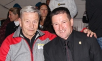 Stari in novi predsednik INTERSKIja Erich Melmer (levo) in vodja argentinskega zastopstva Martin Bacer – oba zadovoljna, ker bo naslednji kongres leta 2015 v Argentini, na samem najjužnejšem naseljneem delu zemlje - v Ushuaiji.