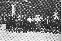 Tečaj kandidatk za učiteljice smučanja na Pokljuki okoli leta 1938.