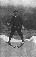 Mathias Zdarsky je 1896 utemeljil plužni položaj smuči in krmarjenje v zavojih v plužni tehniki.
