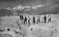 Badjurov tečaj na Ravnah nad Bohinjsko Bistrico (Sport, 1921).