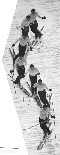 Hitro vijuganje leta 1958 – nasprotno sukanje ramen.