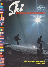Osnutek časopisa ISIA Ski International, za katerega je dal idejo Milan Maver.