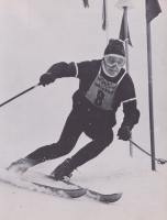 Pepi Siegler, Avstrija, 1. v slalomu (Innsbruck, 1964).